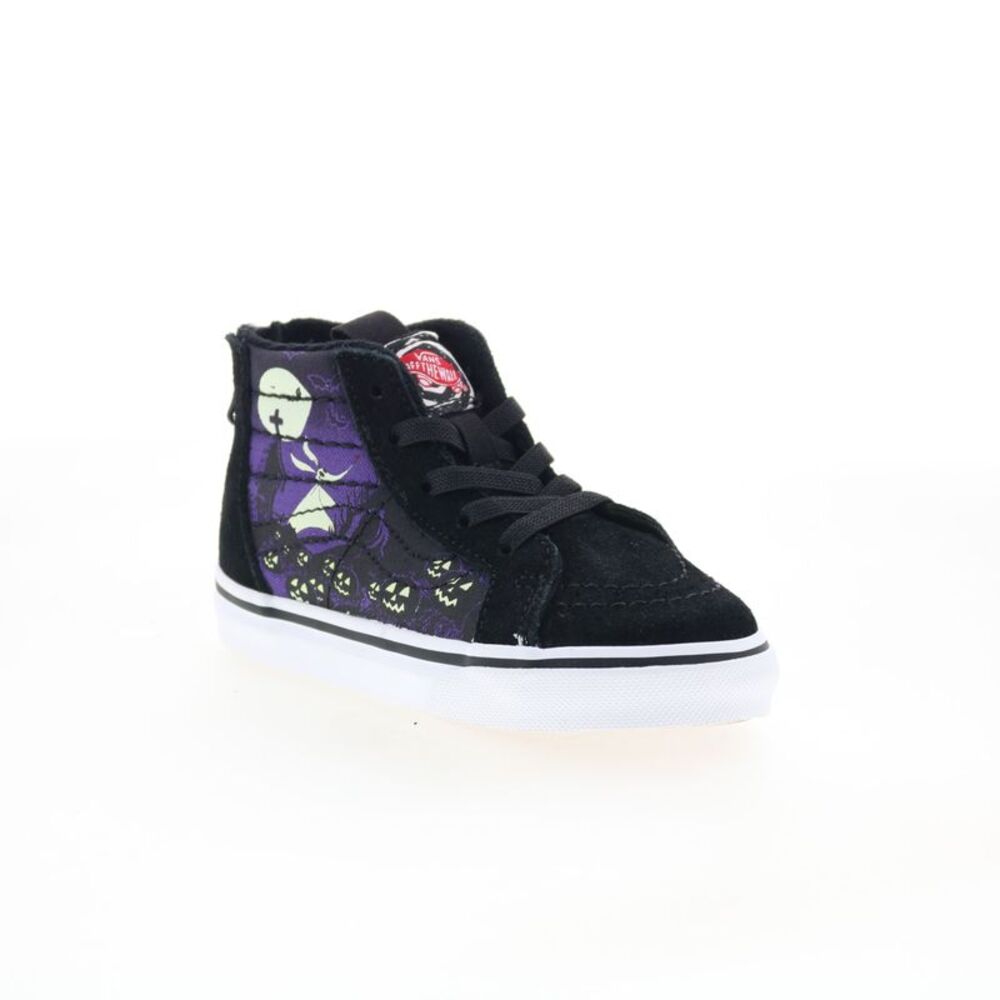 Vans Boys Sk8-HI Zip Disney Toddler Black Shoes ()_2